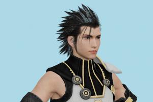 FFVII Zack Final-Fantasy, ffvii, final, fantasy, man, male, people, xna, characters, animated